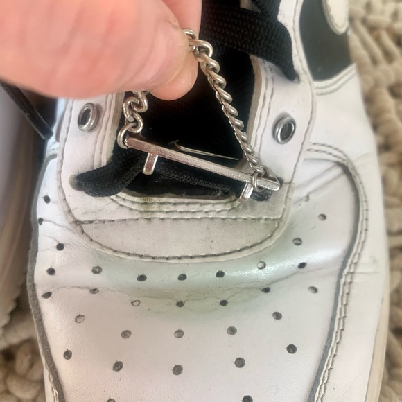 Nike Air Force 1 07 Premium Sneakers size 8 men chain - Picture 7 of 9